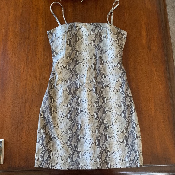 SOLD Tiger Mist Snakeskin Dress - Picture 2 of 3
